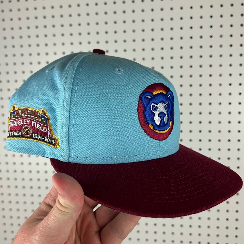 Chicago Cubs Hat Club Wrigley Field 100 Years Patch Size 7 3/4 New Era 59FIFTY